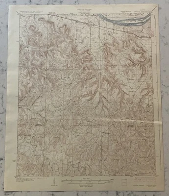 VINTAGE ORIGINAL BARTON ALABAMA USGS GEOLOGICAL TOPO TOPOGRAPHICAL MAP 1929 - Image 1 of 4