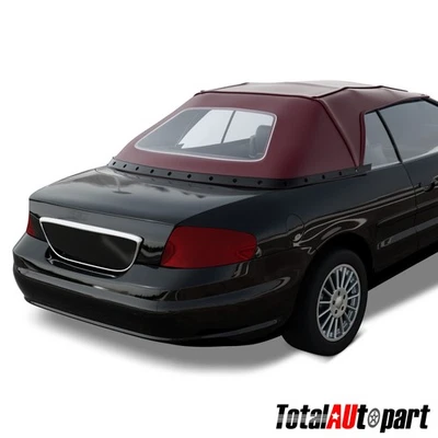 Bordeaux conversível capota macia com janela de plástico para Chrysler Sebring 1996-2006 - Imagem 1 de 4