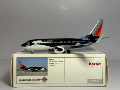 Herpa 1:200 Southwest Boeing 737-700 N713SW Shamu 551571 Foto 1 de 2