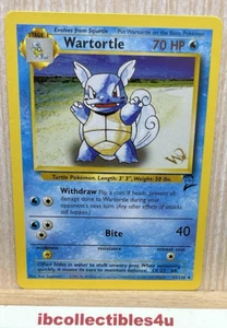 Pokemon Wortortle 63/130 W Stamped WoTC Promo Base Set 2 - Near Mint - Vintage - Picture 1 of 4