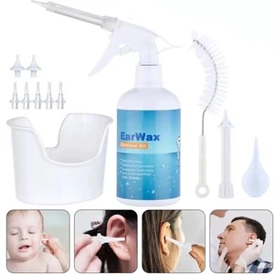 Kit de herramientas de eliminación de cerumen de lavado de oídos de 500 ml sistema de biberón de lavadora de riego de oídos 2025 - Imagen 1 de 16