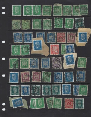 GERMANY-OLDER USED-NICE CANCELS--MULTIPLES-FINE-#125 - Image 1 of 4