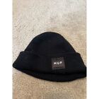 Huf black beanie Soft Acrylic skateboarding hat cap Urban
