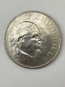 Moneda corona conmemorativa Sir Winston Churchill 1965 - Imagen 1 de 6