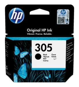 HP 305 czarny oryginalny wkład atramentowy do DeskJet 2700 2710 2722, 3YM61AE - Zdjęcie 1 z 1
