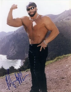 "Macho Man"" de Randy Savage - Fotografía firmada a mano + Certificado de autenticidad - Imagen 1 de 1