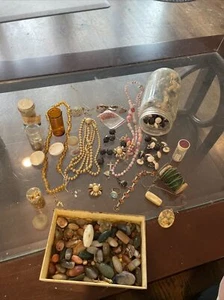 Huge Lot Of Jewelry Making Items And Stones - Picture 1 of 7