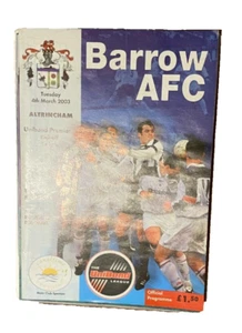 BARROW V ALTRINCHAM - UNIBOND PREMIER LEAGUE - 4/3/2003 - Picture 1 of 1