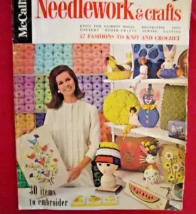 VTG 1966 MCCALLS NEEDLE WORK & CRAFTS KNIT/CROCHET 216 PGS SEE PHOTOS - Picture 1 of 15