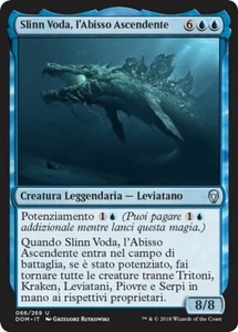 MTG Magic DOM Dominaria - 1x ITA EX 066 U Slinn Volda, l'Abisso Ascendente - Picture 1 of 1