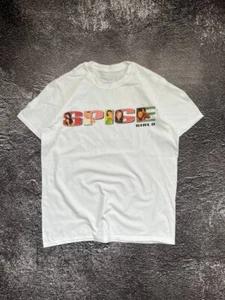 Camiseta blanca vintage Y2K SPICE GIRLS Promo Rock - Imagen 1 de 3