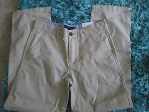 NWT BOYS TOMMY HILFIGER KHAKI CHINO SZ 18 PANTS * T850000 281 * 28 X 29 - Picture 1 of 5