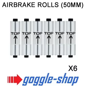 Oakley Airbrake Replacement Motocross Roll-Off Films by RNR - 6 PACK - Picture 1 of 2