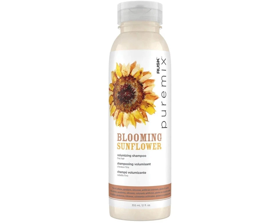 Rusk Puremix Blooming Sunflower Volumizing Shampoo for Fine Hair- 12 oz - Image 1 of 1