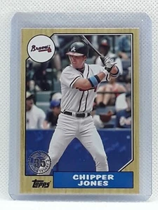 Chipper Jones 2022 Topps Baseball - 1987 - Atlanta Braves - Picture 1 of 2