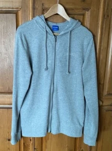 Jack & Jones Grey Zip Through Hoodie.  Size - Small - Picture 1 of 7