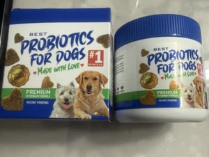 Probiotics for Dogs 1 Chew Per Day for all dog sizes 30 Day Supply EXP 4/26 NEW - Picture 1 of 7