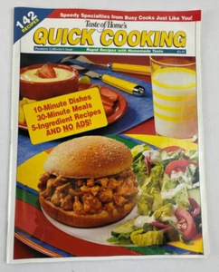 Vintage 1998 Taste Of Home’s Quick Cooking Cookbook Recipes Cook Book Magazine - Imagen 1 de 7