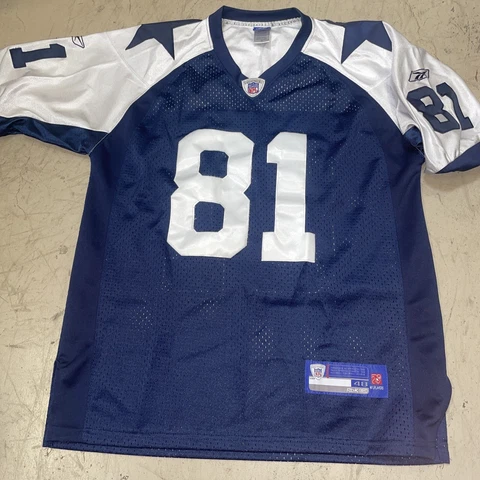 Dallas Cowboys Terrell Owens #81 NFL Jersey Mens Size 48 Blue Reebok Cover