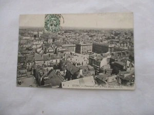 Old postcard back green marne 51 reims panorama towards the royal place - Picture 1 of 2