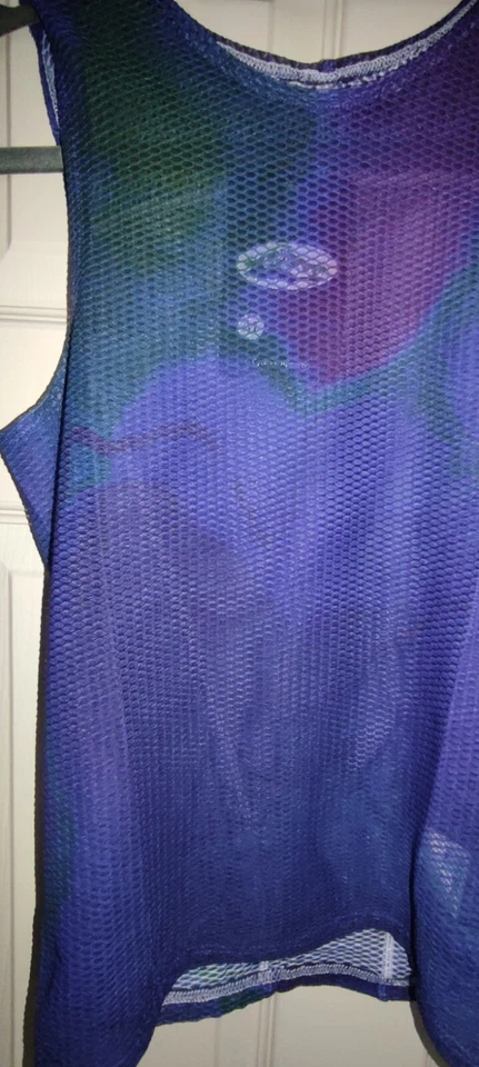Custom Design Oil Slick Crit Cycling Base Layer Vest - To Match Rapha Kit- Med - Image 1 of 3