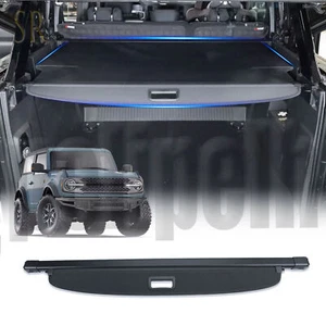 For 2024-2025 Ford Bronco Sport Rear Trunk Cargo Cover Retractable Luggage Shade - Picture 1 of 9