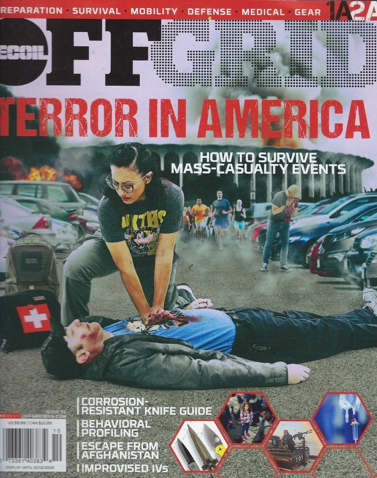 RECOIL OFF GRID  Issue 51  Terror in America - Image 1 of 1