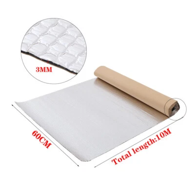 10M-50M Bubble Double Aluminium Self Adhesive Insulation Foil Shed Loft Caravan - Image 1 of 4