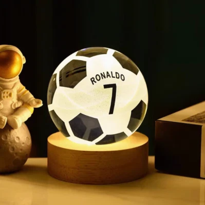 Cristiano Ronaldo light Soccer Player football soccer ball lamp led night gift - image 1 of 3