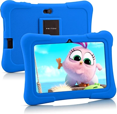 7 Inch Kids Tablet, Quad Core Tablet Android 13, 32GB, Wifi, Bluetooth, Dual Cam - Image 1 of 4