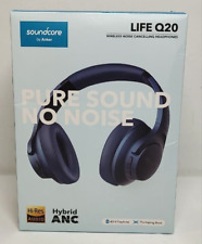 Anker Soundcore Life Q20 Over the Ear Wireless Headphones - Blue