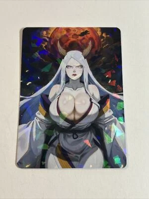 💗Naruto Ootutuki Kaguya Hentai Sexy Goddess Waifu Anime Doujin Card HY02 - Image 1 of 4