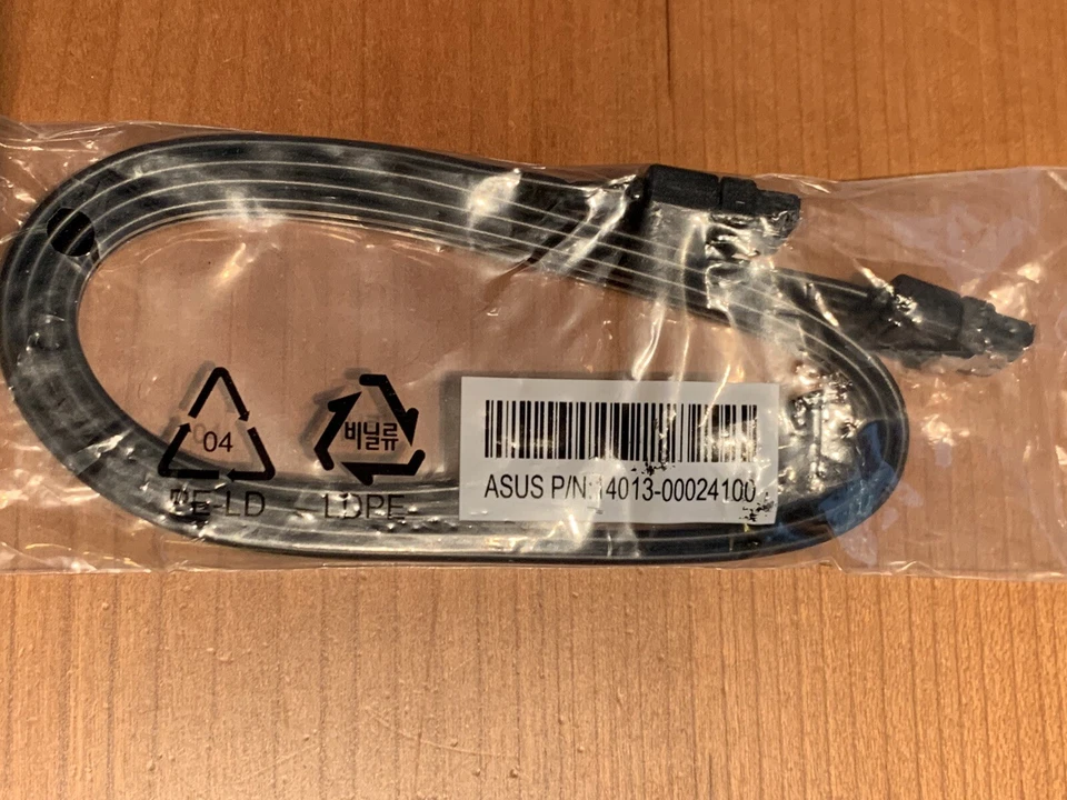 Original Asus Sata III 3 SSD HDD Cable de Datos Bloqueo, Ángulo Recto 6 Gbits Sata Foto 1 de 1