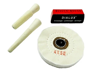 Jewelry Ring Polishing Set Ring Buffs, Dialux Compound & Buff Wheel Polish Gold - Picture 1 of 7