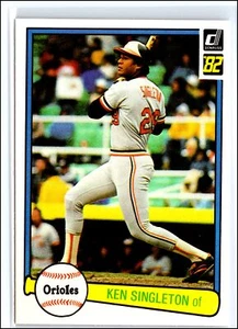 Ken Singleton 1982 Donruss #105 Baltimore Orioles - Picture 1 of 2