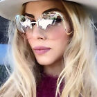 NEW Fashion OVERSIZED Round Sunglasses Luxury Retro Women Outdoor Shades Glasses