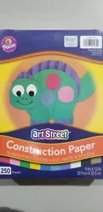 Pacon Heavyweight Construction Paper Pad, 10 Assorted Colors/9" x 12"/250 Sheets - Picture 1 of 1