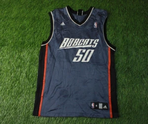 CHARLOTTE BOBCATS # 50 OKAFOR NBA BASKETBALL SHIRT JERSEY ADIDAS ORIGINAL SIZE M - Picture 1 of 15