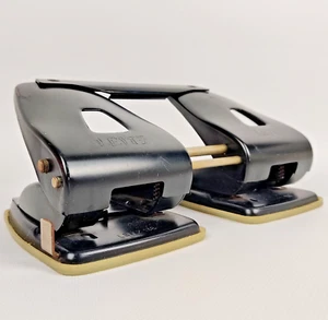 Vintage Doppellocher Leitz 138 – Metall Bürolocher 60er Jahre, funktionstüchtig - Bild 1 von 13