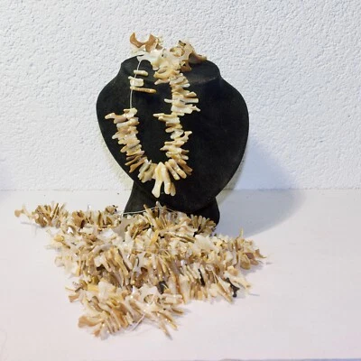 3 x Strang Perlmutt Muschel Perlen Phantasie 40 cm  - Bild 1 von 3