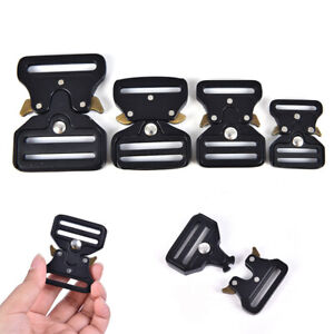 Quick Side Release Metal Strap Buckles For Webbing Bags Luggage Accessori *