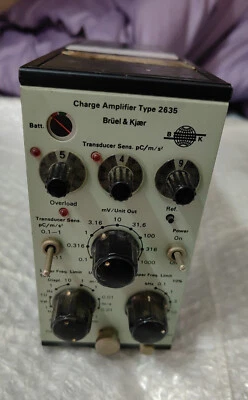 Bruel & Kjaer Type 2635 Charge Amplifier Made In Denmark BK2635 Used-YB# - Image 1 of 3