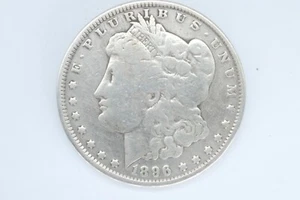1896 P Morgan Silver Dollar - 90% Silver - Picture 1 of 2