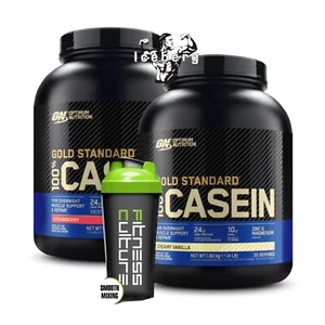 Optimum Nutrition Gold Standard 100% Casein Protein Powder 1.8kg & Shaker! - Picture 1 of 2