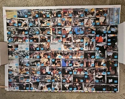 1994 The Making of Star Trek The Next Generation UNCUT SHEET / Complete Set Post - Image 1 of 4