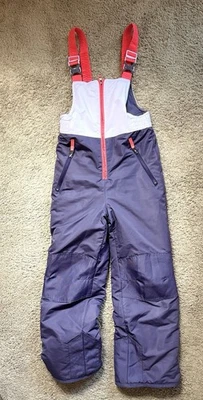 Pantalones baberos de nieve Champion jóvenes niños talla 7/8 púrpura cuerpo completo Foto 1 de 4