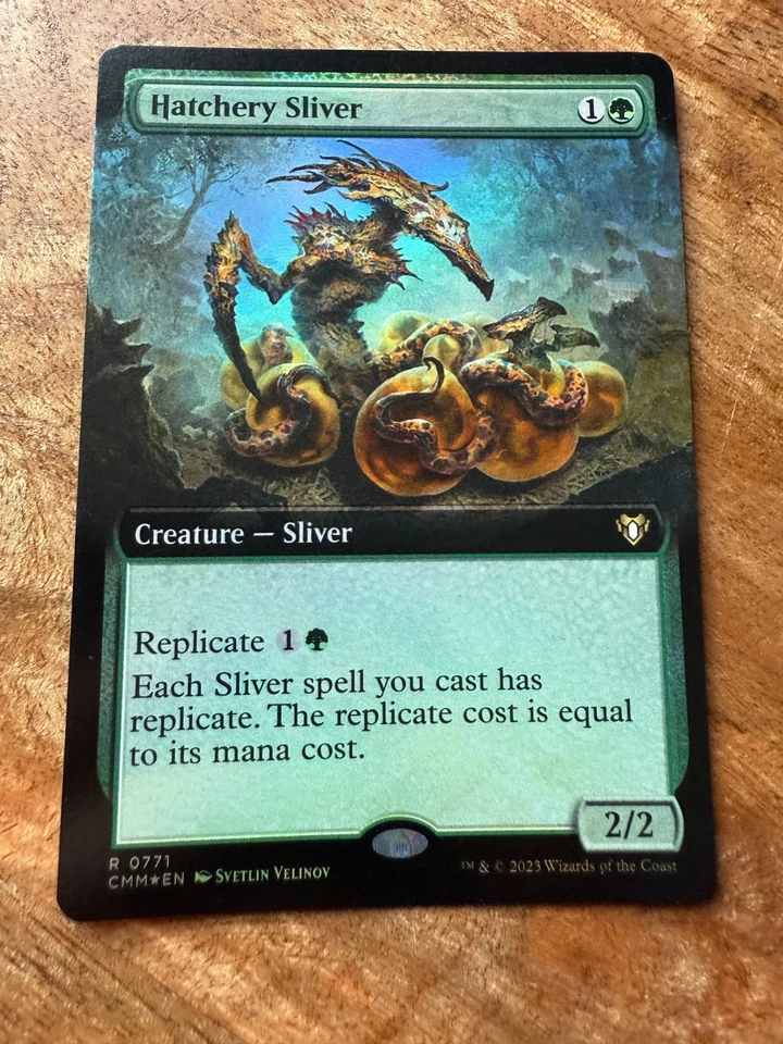 Hatchery Sliver / Brutkammer-Remasuri - FOIL - Commander Masters - NM - EN - MTG - Bild 1 von 1