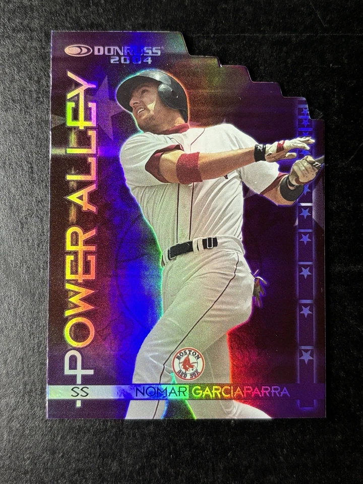 2004 Donruss Power Alley Nomar Garciaparra #PA6 Purple Die-Cut /250 - Image 1 of 2