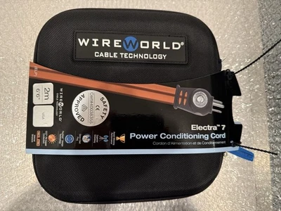 Cable de acondicionamiento de alimentación WireWord Cable Technologies Electra 7 2 m o 6’6 pies nuevo Foto 1 de 2