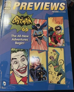 PREVIEWS: THE COMIC SHOP'S CATALOG #296, MAY 2013, SATELLITE SAM, BATMAN '66! - Picture 1 of 3